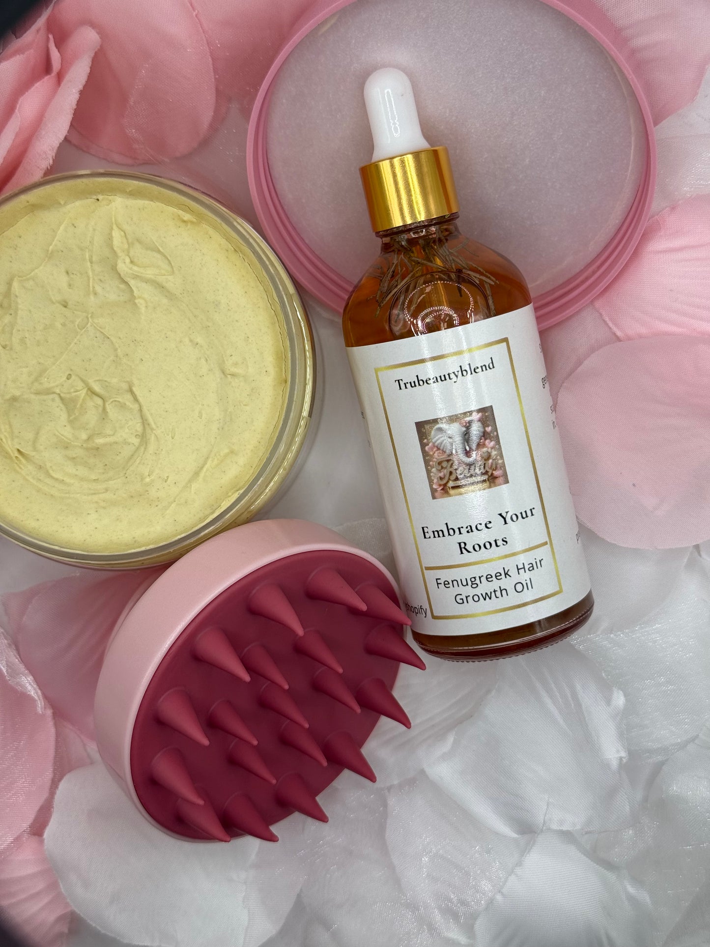 Rich & Creamy Hair Butter: Natural Oils, Hydrating Treatment